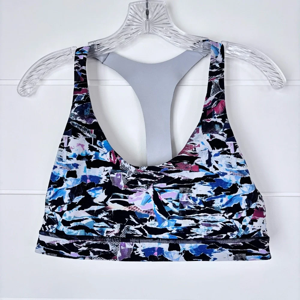Lululemon Break Free Bra Culture Clash Starlight Black / Black Size 12